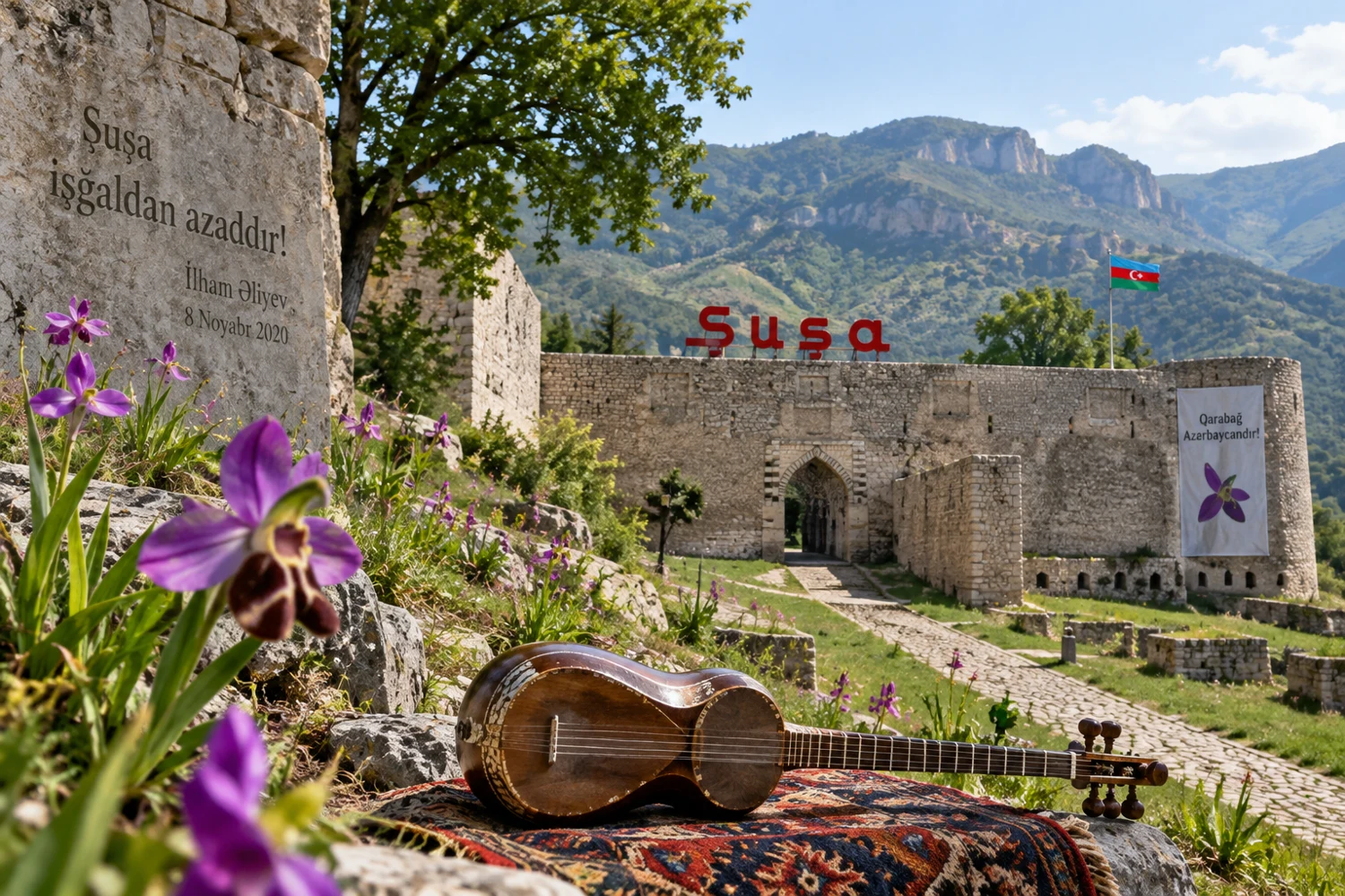 Illustrative view of Shusha & Karabakh